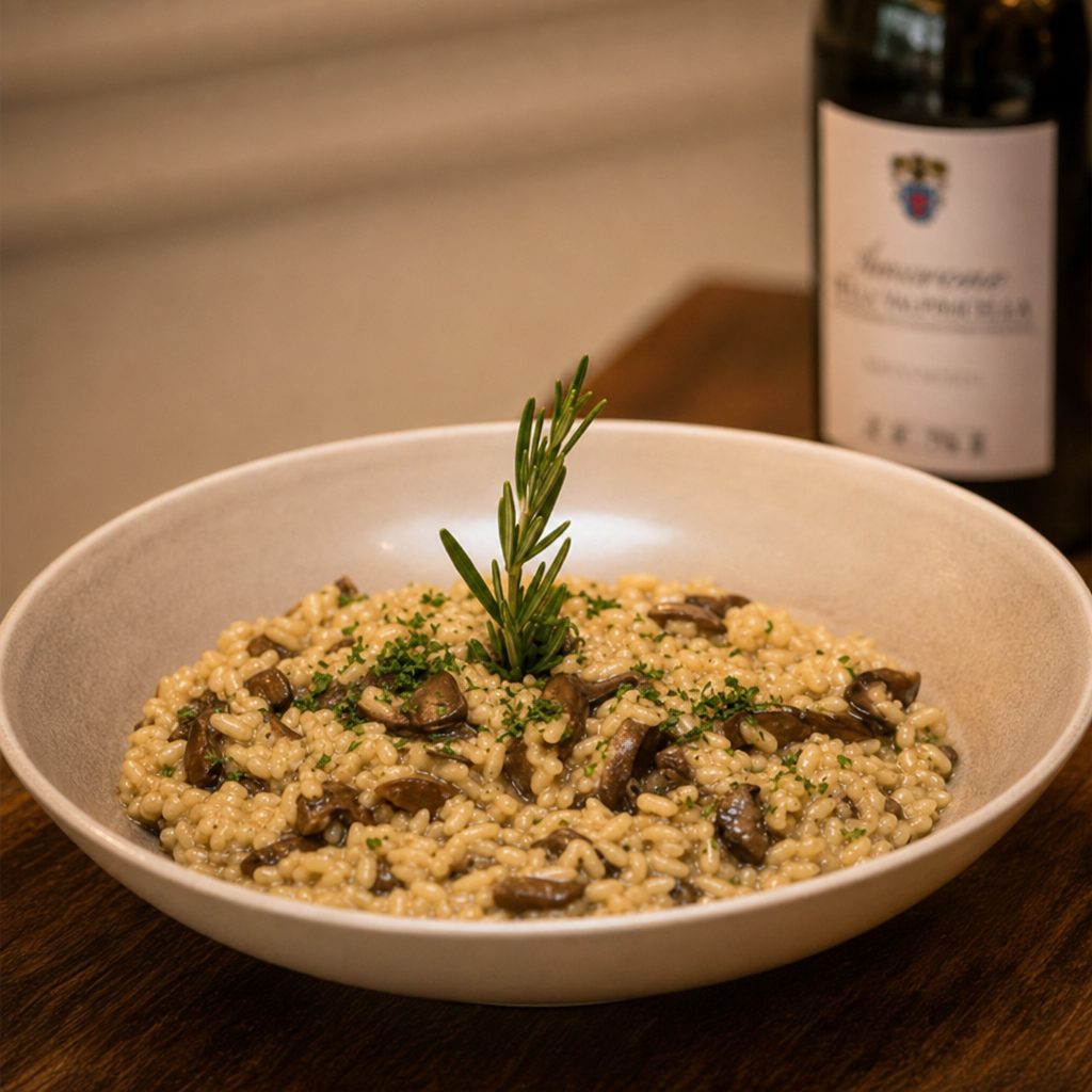 Risotto Ai Funghi Porcini.