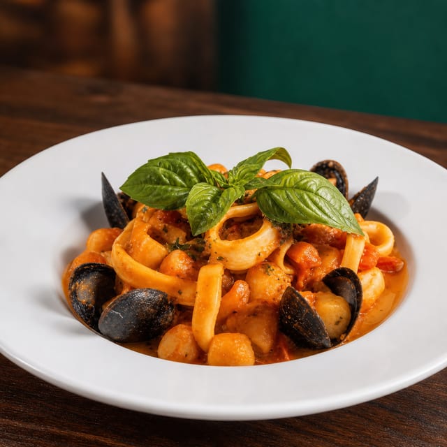 Fettuccine Allo Scoglio.