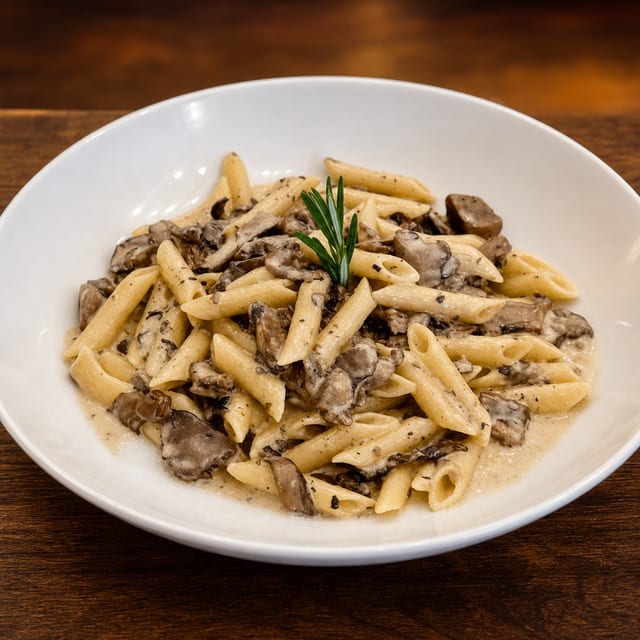 Penne Tre Funghi.