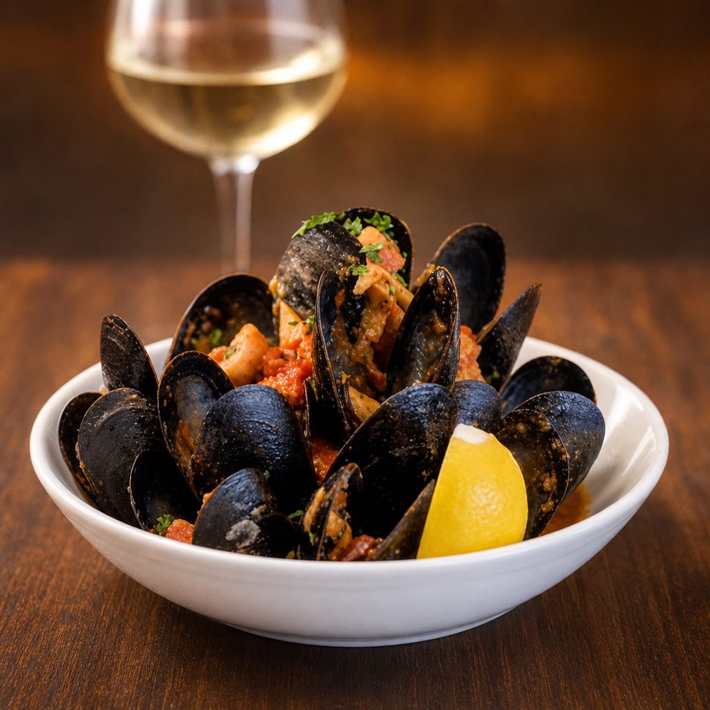 Cozze Al Vino Bianco.